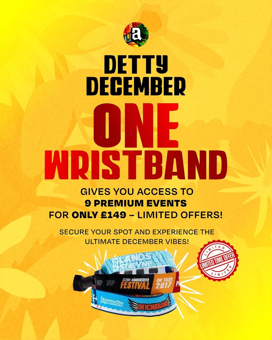 Detty December (One Wristband) — image 1
